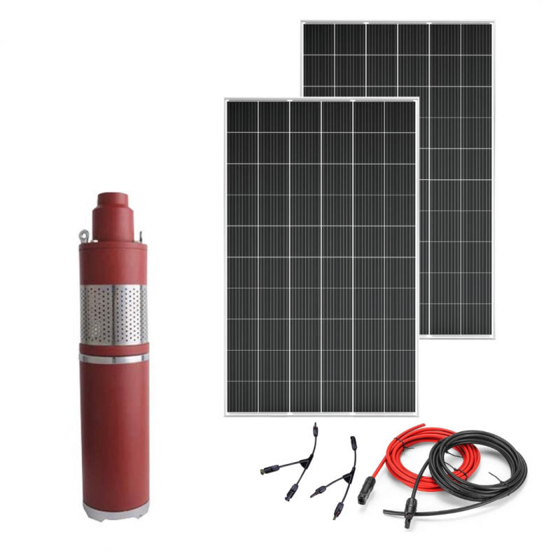 Kit de Bomba Solar 12V 3000LT/H Hasta 5m 1Pulgadas