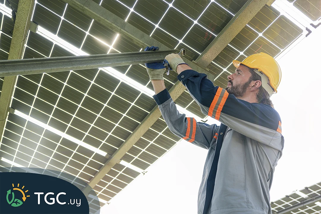 Mantenimiento de paneles solares
