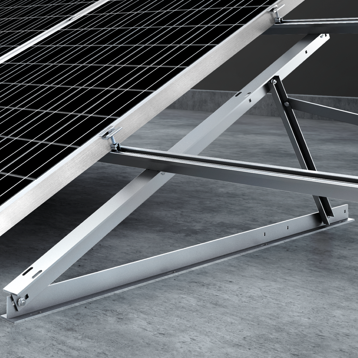 Soporte Triangular Ajustable Trisol de 140cm