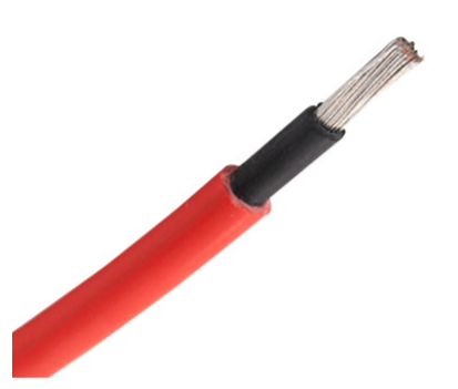 100m Cable XLPE 6mm² Trisol Para Instalación Solar Rojo